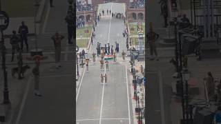 Indian BSF Army parade🇮🇳🇮🇳#indiapakistanborder #wagahattariborder#travel #indiapakistanwar
