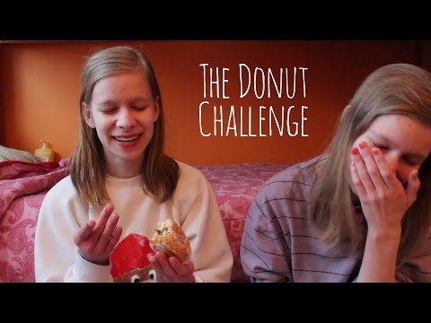 The Donut Challenge | Danica and Victoria