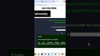 Learn Linux Online For Free!