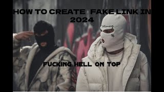 HOW CREATE FAKE LINK FOR ROBLOX IN 2024 || ludzik__