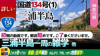 詳しい国道134号線(1)・横須賀～逗子・三浦半島編