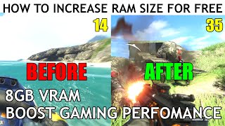 HOW TO INCREASE RAM SIZE FOR FREE [2020] simple trick PC (works with any OS) Better Gaming 💯🤩