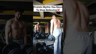 🥚 STILL BELIEVING THESE PROTEIN MYTHS?#ProteinMyths #NutritionTips #FatLossIndia #FitnessWithScience