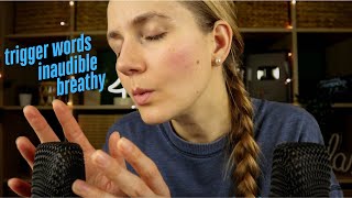ASMR Ear to Ear ✨ Breathy ✨ Trigger Words ✨Inaudible Whispers (200% Sensitive & Close Up)