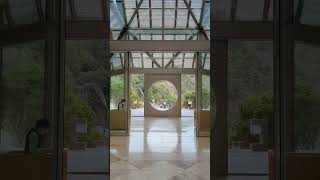 20230402 「美秀美術館」（MIHO MUSEUM）建築出自大師貝聿銘之手，幾何圖形構成的建築比館內收藏更值得看