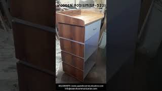Wooden Podium Design With Storage At Best Price In India | Buy Now #shorts