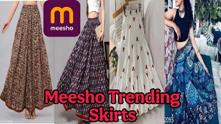 Meesho Trendy Skirts & Blouses Haul Under Budget | Trendy Skirts | #meesho #skirts #trendy