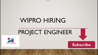 Wipro Hiring| Project Engineer| IT Job| Software Job| Jobseekers #subscribe #shorts #youtubeshorts