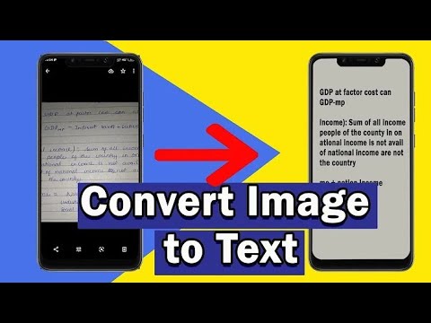 How To Convert Image to Text in Mobile (Image to Text Conversion) [Hindi] | without any app