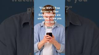 "Free WiFi = Free Access to Your Data! Hackers are watching — are you protected?"#bighack #hackback