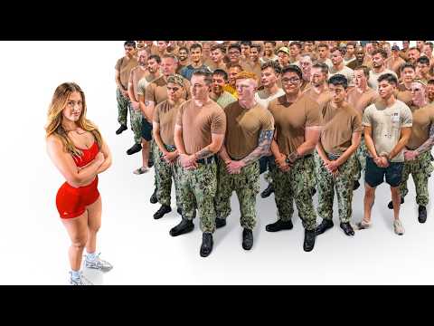 Fitness Model Dates Military Guys (Awkward! 🤣)