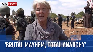 Sky's Alex Crawford explains the complexities of the violence sweeping southern Syria
