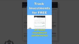 Sharesight: How To Track all Your Investment Portfolio for FREE  #shorts