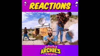 FLAMING REACTIONS 🔥😱 The Dudes' Epic REACTION To Crafting a Wild Grill Without Fire! #shorts
