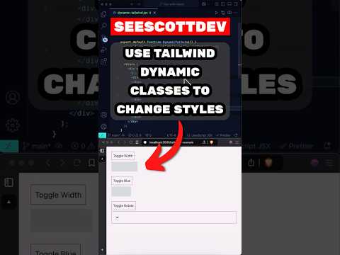 Tailwind Dynamic Class Tricks #reactjs #tailwindcss
