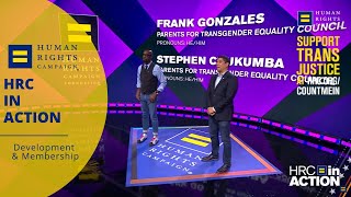 HRC In Action: Parents for Transgender Equality Council Stephen Chukumba and Frank Gonzales