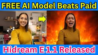 This FREE AI Model Beats Paid Tools! Hidream E 1.1 Released!