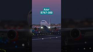 Azur Air B767-300 Taking Off from Dubai 🇷🇺🛫 | Classic Twinjet Power! #shorts #aviation
