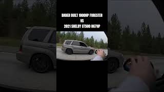 Bader Built 1000HP Subaru Forester vs 2021 Shelby GT500 867HP