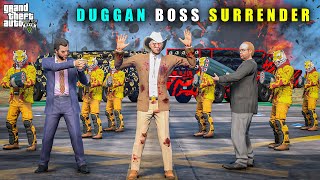 GTA 5 : FINALLY DUGGAN  BOSS SURRENDER TO MICHAEL || BB GAMING