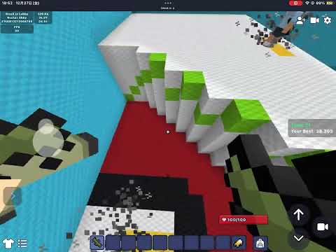 Bloxd.io added ROCKET OBBY日本記録33.669秒