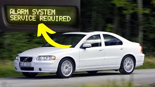 “Alarm System Service Required” warning in Volvo