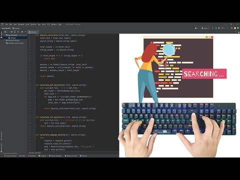 Keyword Density checker with python - ASMR Programming - No Talking