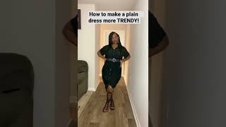 How to spice🔥up your basic dress. #ootd #howtodress #fashionover40 #whatiworetoday