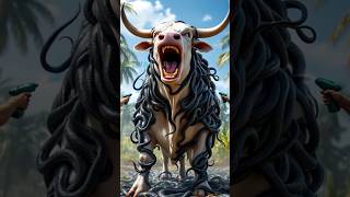 🐂 Bull Trapped in Snake Pit 🐍 | Rescue Team Saves Life 🚑 #Shorts#airescue#animation
