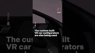 Behind the wheel of the future 😎🙌 #volvo #unity3d #xrtrends #varjo #vivatech #technews #innovation