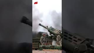 炮兵分队实弹射击原声炸裂！