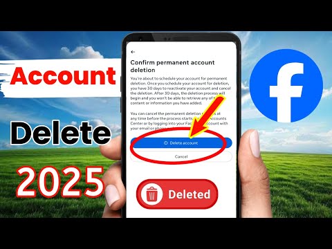Facebook Account Delete Kaise Kare 2025 || How to Delete Facebook Account Permanently 2025