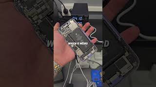 iPhone 12 Motherboard destroyed by another phone shop #phonerepair #iphone