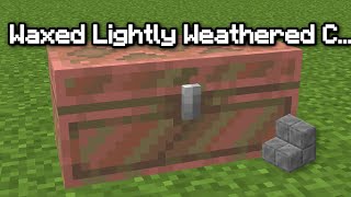 We have a NEW LONGEST BLOCK NAME! (Copper Update)