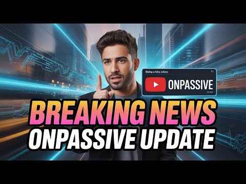 ONPASSIVE Latest Update | Breaking News from Ash Mufareh | Cynthia Dearing