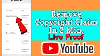 How to remove Copyright Claim | Video Se Copyright Claim Kaise Remove Kare | Tech deepu