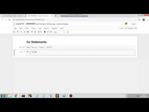Python 016: for Statements