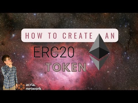Acria | ERC20 Token Creation - How to create an ERC20-Token?