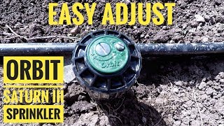 How to Adjust Orbit Saturn III Sprinkler - Simple!