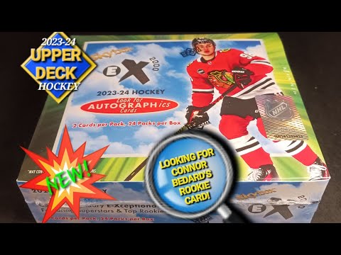 ✴️🆕️✴️ 2023-24 SKYBOX E-X 2000 HOCKEY 🏒  HOBBY BOX BREAK WITH A CASE HIT!! (1:288 PACKS) #upperdeck