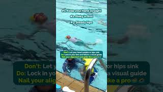 Why do I keep drifting sideways in backstroke?! 😩 #SwimTips #BackstrokeFix #SwimLesson #SwimSmart