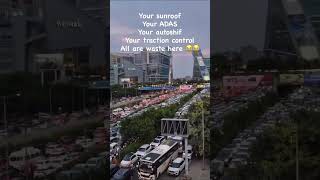 Gurugram Traffic Be Like 😩 | Daily Struggle #Shorts