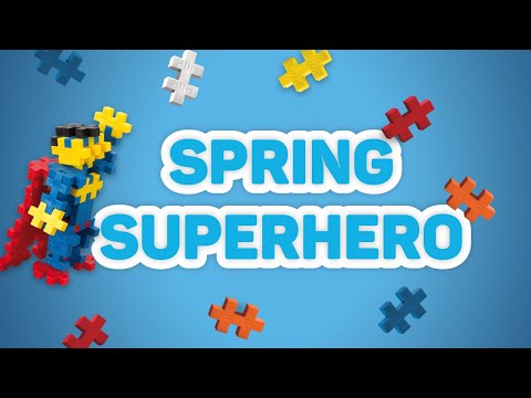 Plus-Plus Spring Superhero