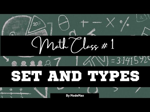 Math class no 1 | Set and its type | 7 th class | Mode Max