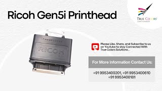 Ricoh Gen5i Printhead... True Colors UV Printer #ricohgen5i #uvprinting #uvprinter #truecolors