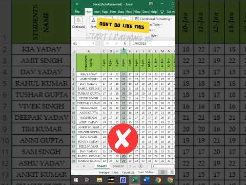 006 Excel Shortcut to Hide Columns Instantly! 🚀 | #ExcelTips  #excel #microsoftexcel #spreadsheet