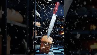 "Haunted Knife Slices Screaming Bread | Dark AI ASMR" #aiasmr #shorta #shortsfeed