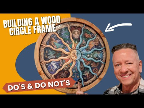 Build A round Frame from PINE 2x10's #shorts
