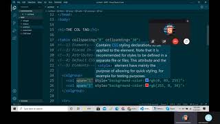 32.  Colgroup And Col Tags In HTML