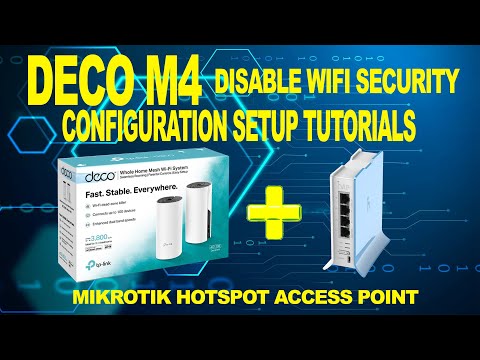 DECO M4 Configuration Setup use it for Mikrotik Hotspot Access Point